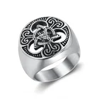 Celtic Rings Rings Name Ring Fashion Viking Celtic Knot 316L Stainless Steel Men Rings