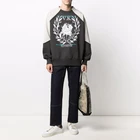 Printed Customized Wholesale Logo Printed Letter Vk Sweatshirt Men's Round Neck Long Sleeve Pullover Sweatshirt