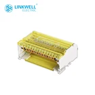 Din Rail Terminal Distribution Block Linkwell LK415 Industrial Din Rail Power Distribution Terminal Block