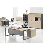 Table Customized Commercial Office Furniture Single Person Manager Cubicle Executive Table