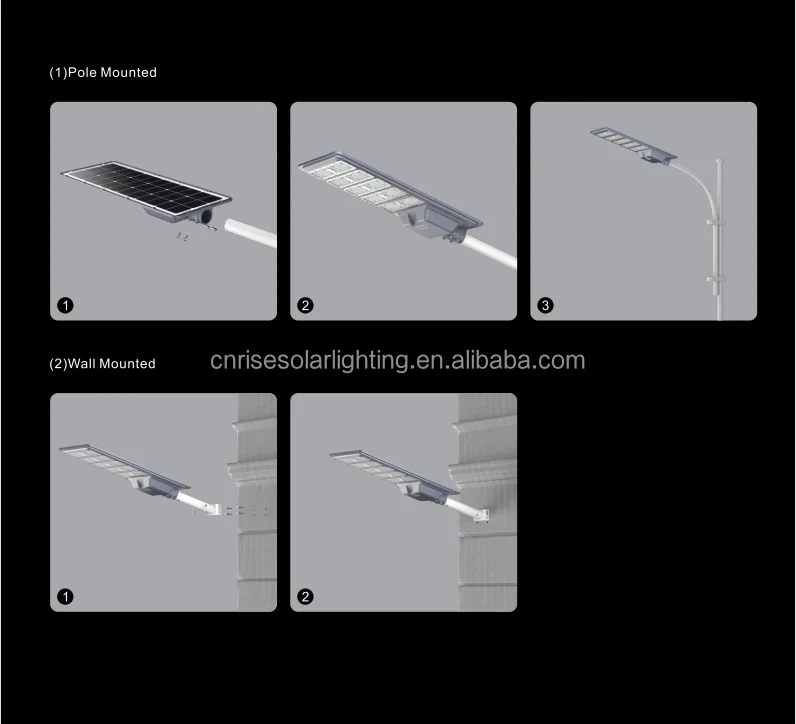 Super Bright High-Power LED Solar Street Light Lampadaires 300w Radar Sensor Municipal Engineering Outdoor Garden