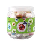 Sweet Factory Selling Individually Packed Eyeball Jelly Gummy Candy For Halloween