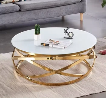 Good Quality Round Coffee Table Indoor Non-Folding Coffee Table For Living Room