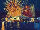 Artwork Sydney Fireworks Night Landscape DIY Painting By Numbers Wall Decor Handpainted Artwork