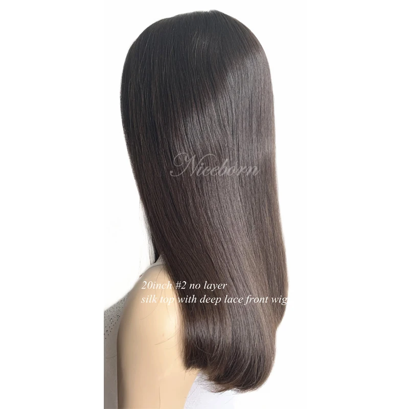 silk top lace front wigs human hair