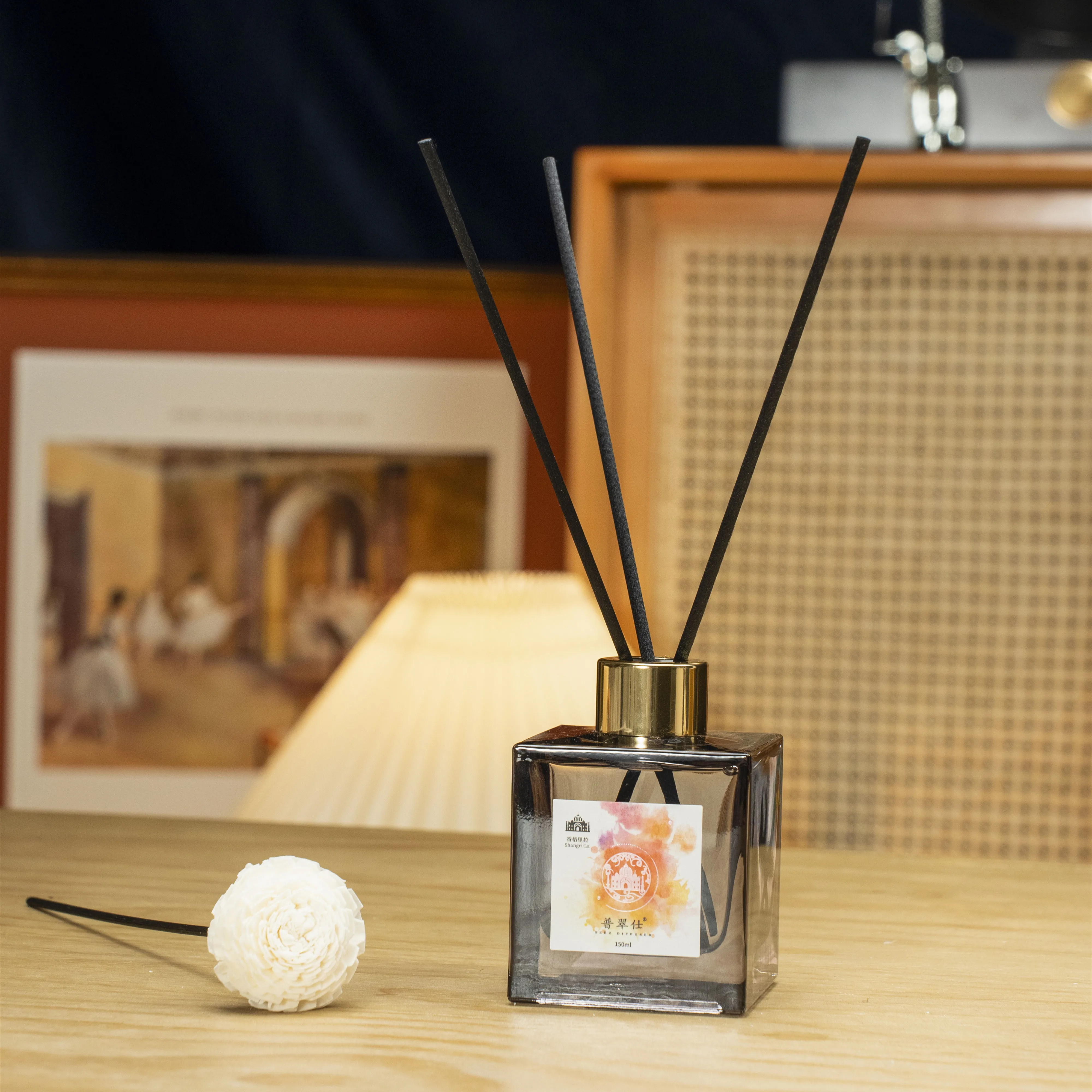 product oem no fire natural evaporation diffuser quick consumption indoor daily diffuser aromatherapy reed diffuser set-3