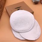Rounds Bamboo Makeup Amazon Hot Selling Reusable Velvet Rounds Facial Cleaning Bamboo Cotton Makeup Remover Pad
