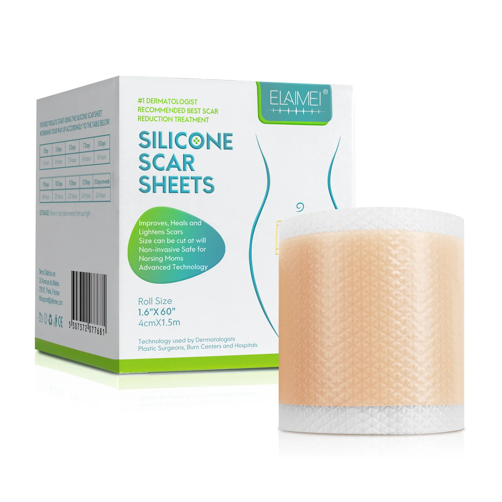 Removal Keloid Injuries Acne Stretch Marks Treatment Active Scar Defense  Soft Silicone Adhesive Tape Patch Efficient Beauty - Buy Transparent  Comfortable Painless Easy To Use Applied On New Old Tummy Tuck Hypertrophic