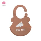 Hot Print Baby Bibs WWD10-02 Amazon Hot Sell Custom Baby Bib Manufacturer Baby Waterproof Bib Printed Silicone Bib