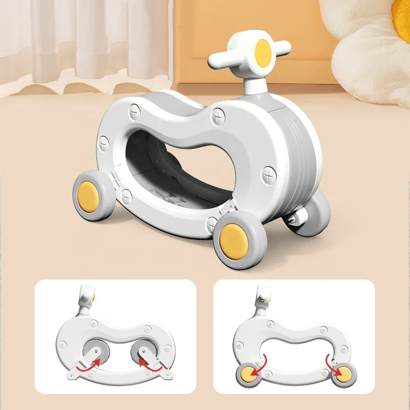2023 New Design Wholesale ODM Custom 2 IN 1 Kids Ride  and Rock Space Car For Toddler Toy Vehicle Children Toy Factory