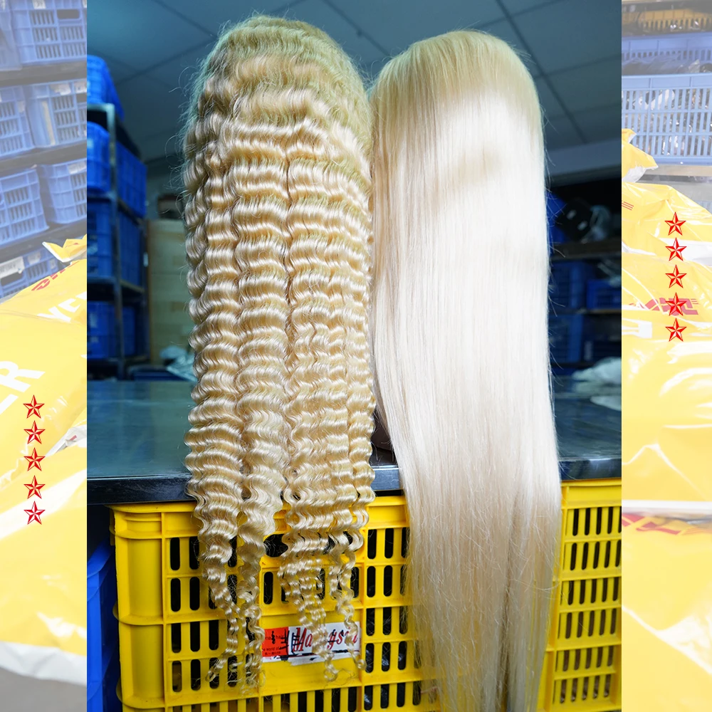 Wholesale Black Women Natura 613 Blonde Wigs ,Glueless Hd Pre Plucked 13x4 Full Lace Frontal Wigs With Baby Hair