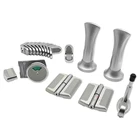 Aluminium Hardware Hinges Zinc Alloy AOGAO 10 Series Aluminium Hardware Toilets Partitions Door Hinges
