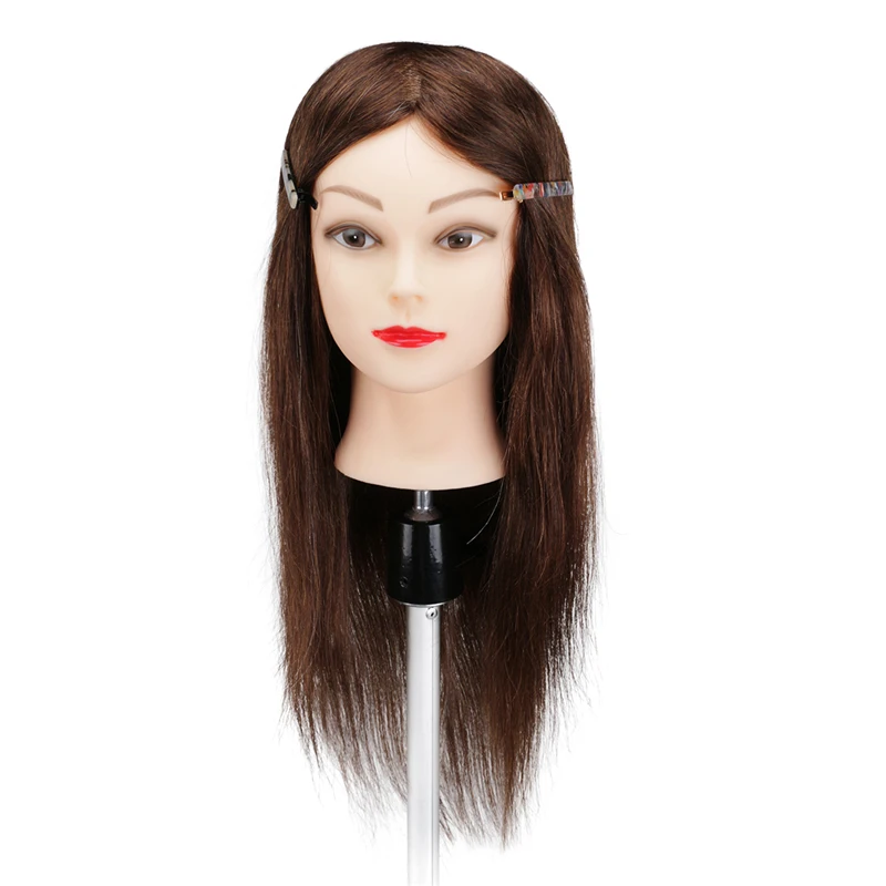 Hairdresser 100% Real Human Hair Dummy Training Mannequin Doll Head - Buy  Hairdressing Training Doll Heads,100%human Hair Mannequin Head,Dolls Head  With Hair Product on 