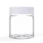 Plastic 150ml Boston Round Peanut Butter Ready Stock Pet White Plastic Jars Bottle