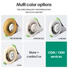 New Design GU10 Frame Rotation Aisle Lamp Jewelry LED Spotlight Recessed Focos Led Downlight Chrome