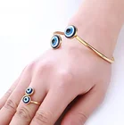 Rings Engagement Rings Fine Jewelry Design Evil Eyes Rings Jewelry Women Retro Engagement Gold Plated Rings