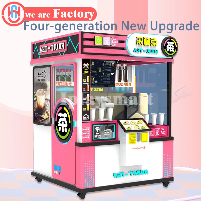 2023 Bubble Tea Machine Fully Automatic Bubble Tea Machine Robot Arm