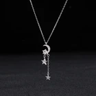 Star New Necklace Design Elegant New Design Wholesale Fashion Star And Moon Jewelry Necklace