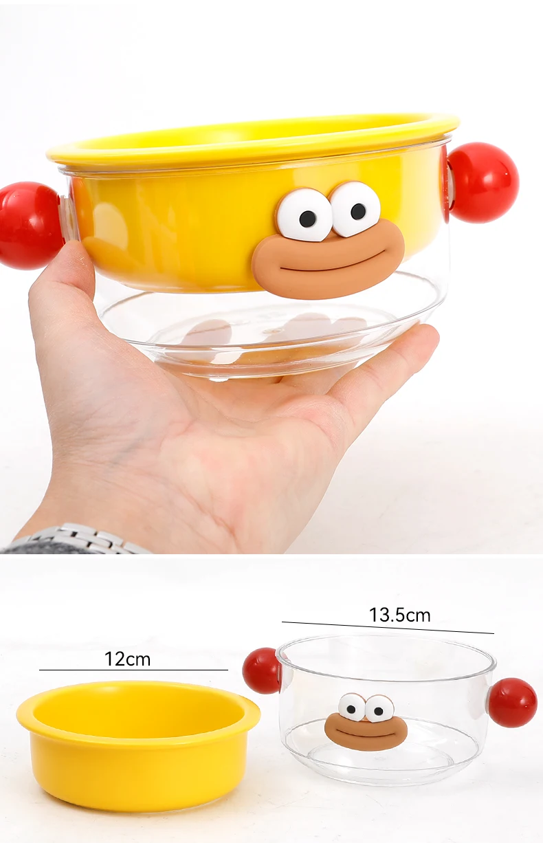 New High Quality Pet Large Capacity Bowl Cat and Dog Feeding Food and Water Bowl Funny Design Pet Supplies factory