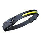 Torch STARYNITE Full Vision Head Torch Flashlight USB Rechargeable Cob Headlamp Sensor