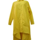 Dress Casaul Dress Dress Shirt Cotton Dress Ladies Mid-length Shirt