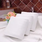 Cotton Wholesale 100% Cotton Plain Yarn Count Hotel White Color Bath Towels