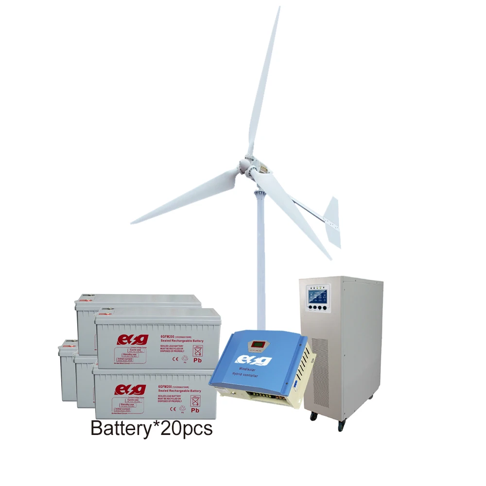 ESG Horizontal Axis Vertical Wind Generator 10kW Wind Turbine for Home Use