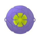 Lid Pot Silicone Pot Lid Multi-Function Silicone Boil Over Safe Guard Anti Spill Lid Cover Pot Pan Lid