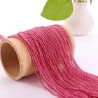 Beads Gemstone 2021New 2mm Rondelle Faceted Glass Beads Rose Gemstone Beads