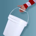 5 Gallon 20L Food Grade Thicken Plastic Bucket Pail For Paint Oil With Lid And Handle Household Storage Container