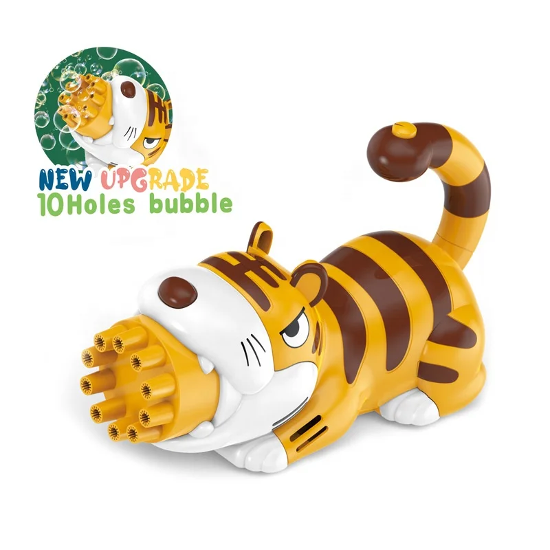 Cutely Cartoon Tiger Bubble Gun 10 Holes Soap Bubble Electric Bubble Gun  Kids Machine Toys For Kids - Buy Bubble Gun Kid Toys,Bubble Gun Kid  Machine,Bubble Machine For Kids Product on 