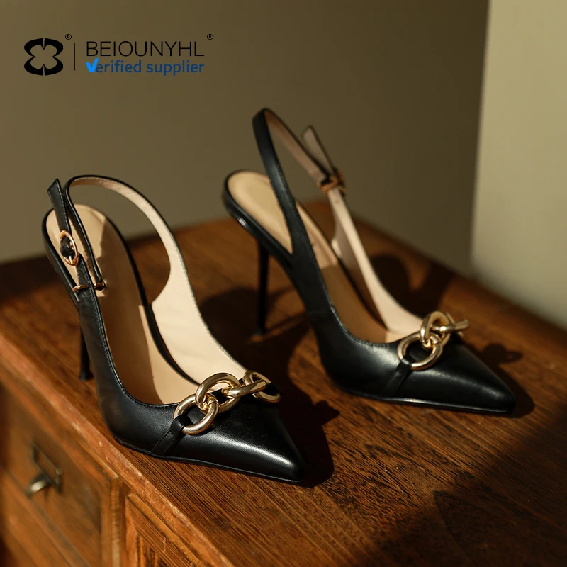 2024 Customized Ladies High Heel Shoes Wholesale Sandals Designer Heels Pointed Toe Bride Woman Pumps Sandals Shoes For Ladies
