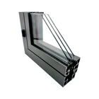 Windows Environmentally Friendly 1400mm*600mm*90mm Aluminum Alloy Doors And Windows