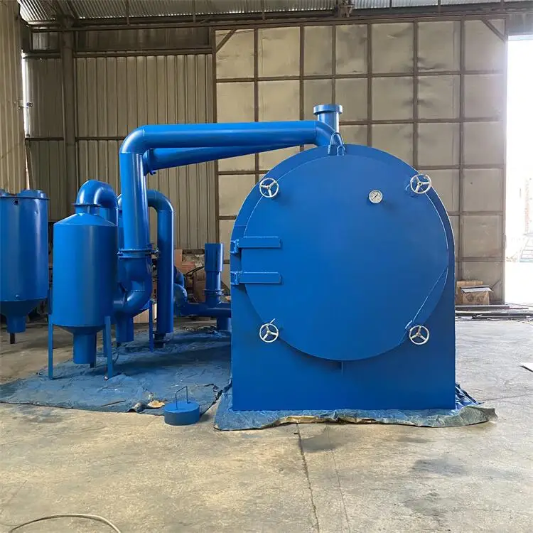 Wood Airflow Continuous Coconut Shell Biochar Charcoal Carbonization