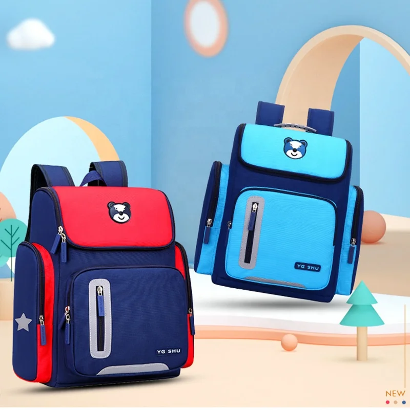 Amiqi HL-6398 Wholesale Supplier Durable Waterproof Bookbag Oem Kid Backpack School Bags Teenager Custom Backpack With Logo