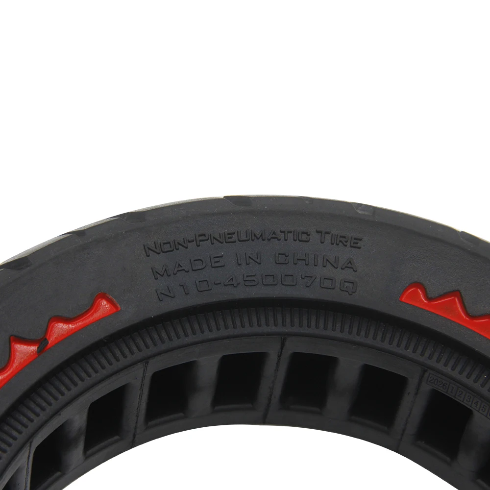 Off-road 10 Inch Wheel Rubber Honeycomb 10x2.50 Solid Tyre for MAX G30 Electric Scooter Spare Parts
