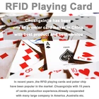 Poker Cards CXJ New Waterproof Plastic PVC Custom NFC Poker RFID Playing Cards