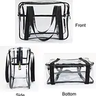 Used Bag Factory Sale Various Widely Used Manufacture 2021 Fashion Large Clear Pvc Tote Bag