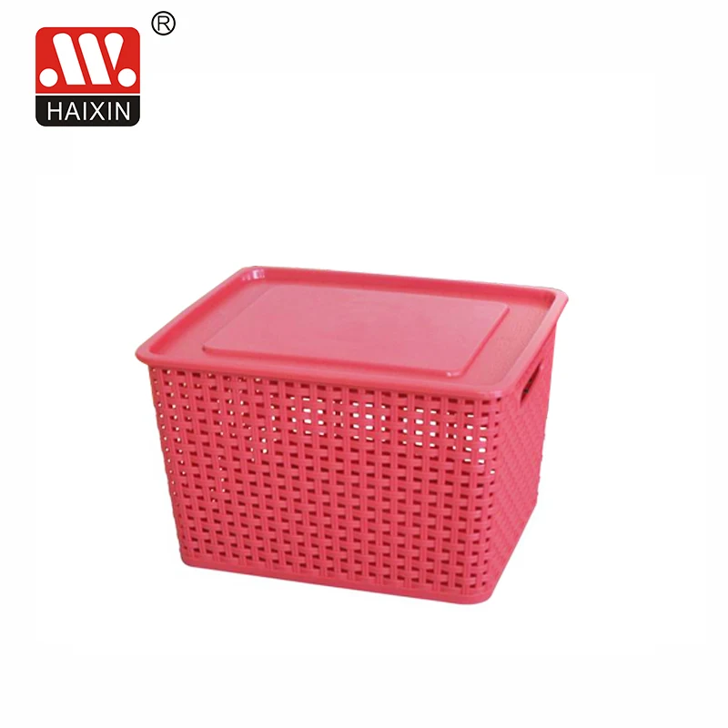 Plastic Storage Basket Bathroom Office Drawer Storage Bag Kitchen Vegetable And Fruit Snack Storage Basket