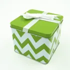 Tin Square Cake Cookie Box Tin Metal Gift Box