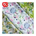 Scarf Wholesale Hot Sale Custom Printed Soft Satin Floral Printing Fabric For Scarf And Home Textile
