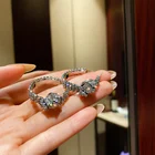 Hoop Earring Women Earrings Hoops 2021 Fashion Crystal Hoop Earring Zircon Women