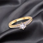 Gold Gold Rings Women High Level Custom Fashion Stackable Engagement Gold Rings Moissanite Ring Jewelry Women