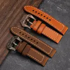 Leather Strap 24mm Leather Watch Strap For Sport Apple Watch Band 24mm Wrist