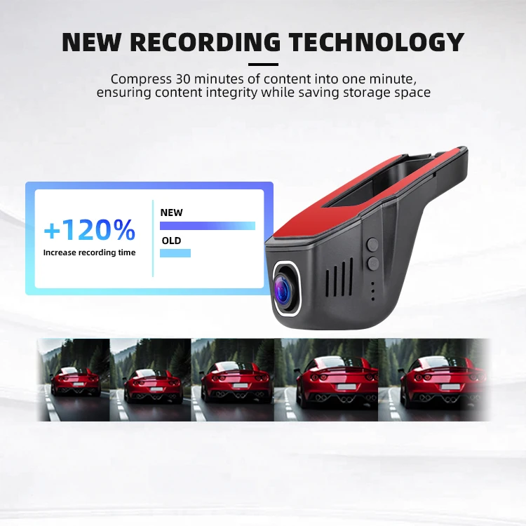 Southeast Asian Agency 110° Wide Angle Dash Cam Car Camera Reverse 1080P Night Vision Front Inside Dash Cam for Up-market manufacture