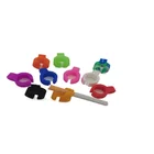 Cigarette Colorful Silicone Smoking Cigarette Blunt Holder Weed Accessory Supplier Smoke Ring Assistant