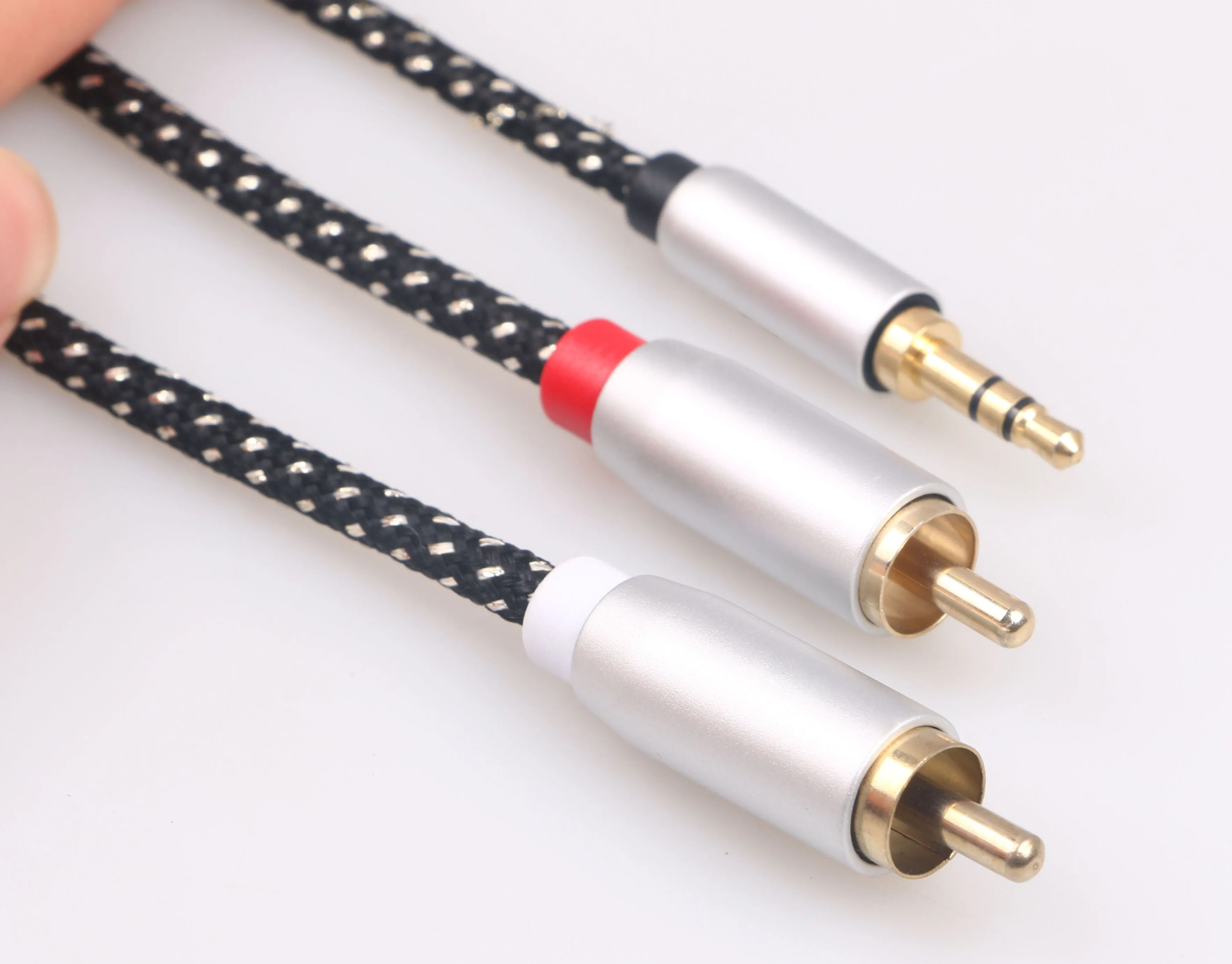 2rca Male Stereo Audio Adapter Aux 