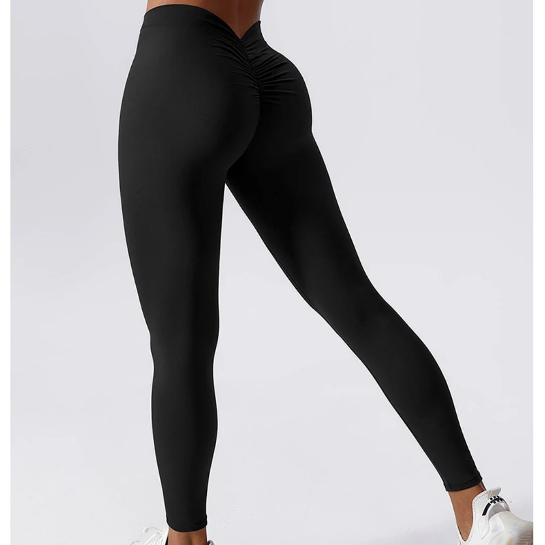 Comfort Elastic Women Long Yoga Pants 3D Cutting Body Fit Jogging Dance Training Slim Tight Pants