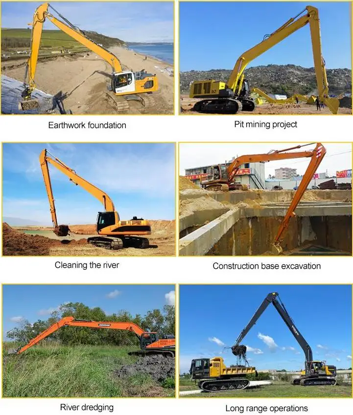 Monde Excavator Long Reach Boom And Arm Buy Long Reach Arm Excavator