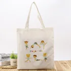 100% Custom Eco-friendly Natural 100% Canvas Cotton Bag With Print